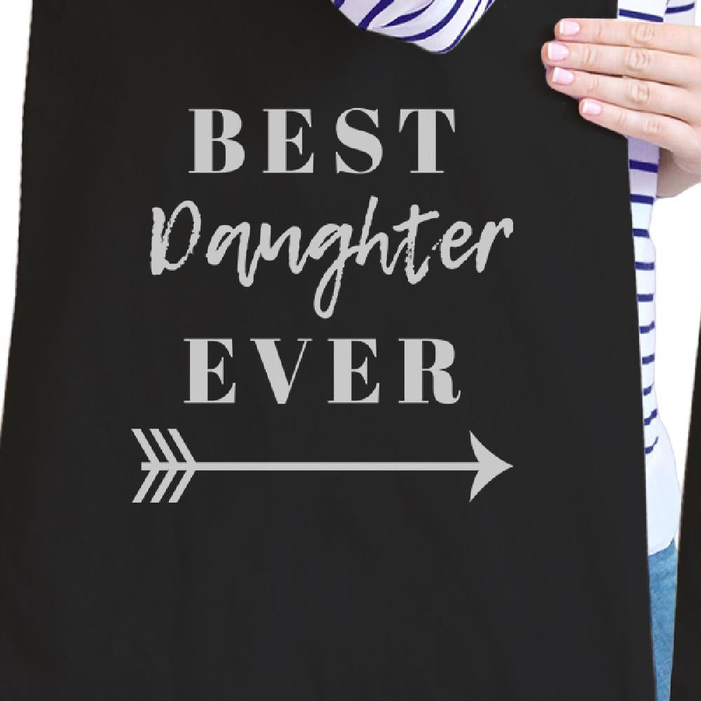 Best Daughter & Mother Ever Black Mom Daughter Couples Canvas Bag