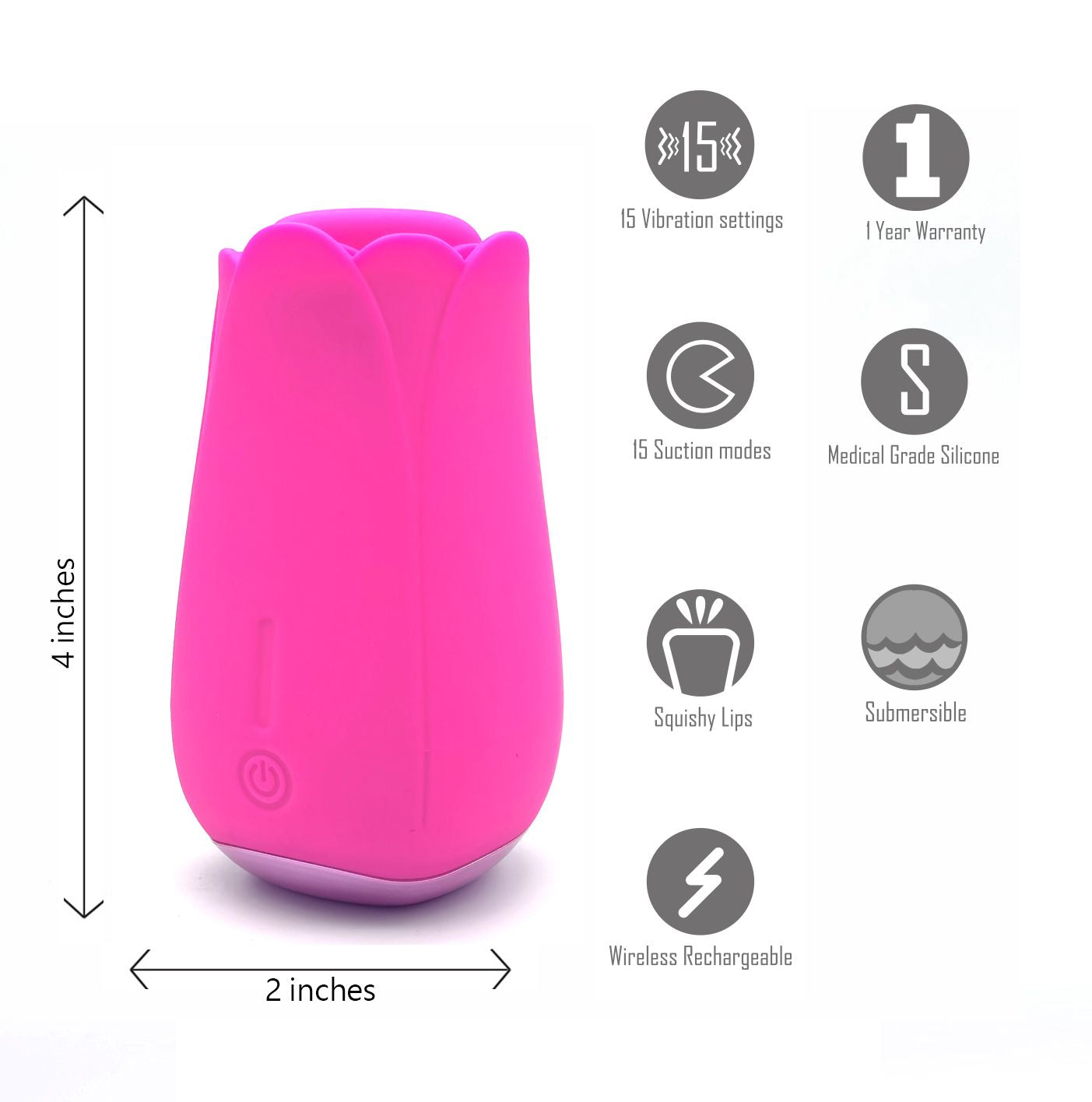 Tulip Pro Suction Vibe Rechargeable