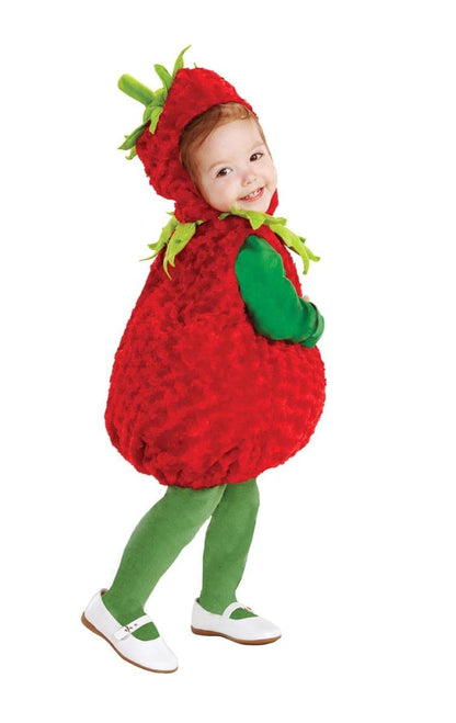 Belly Babies Strawberry Costume Child Toddler Medium 18-24 Months