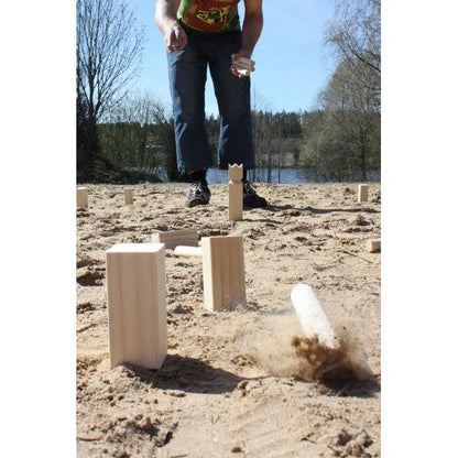 Kubb § Outdoor Wooden Blocks Game § For 2+ Players