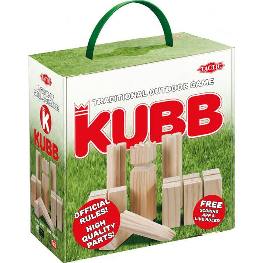 Kubb § Outdoor Wooden Blocks Game § For 2+ Players