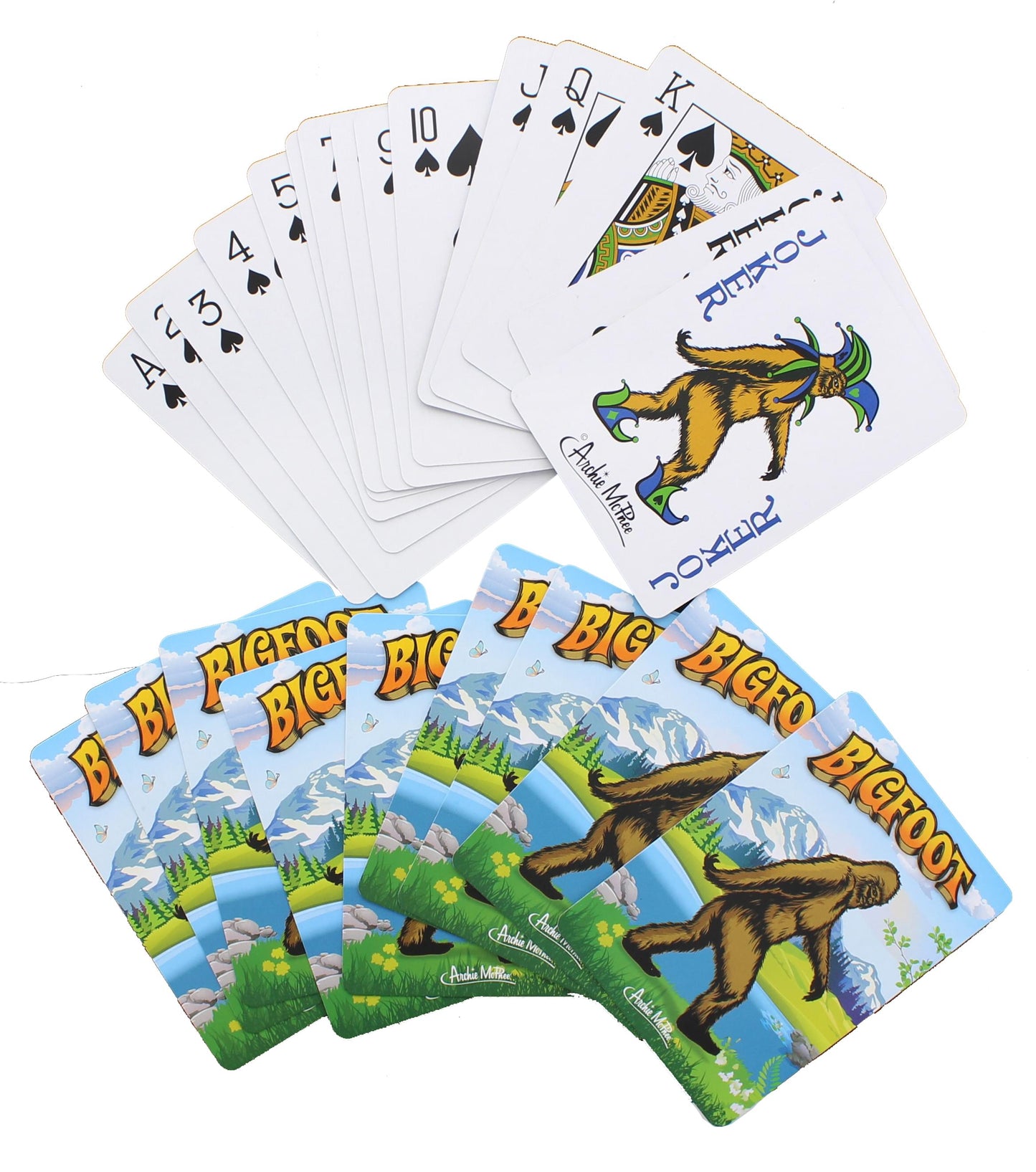 Bigfoot Novelty Playing Cards § 52 Card Deck