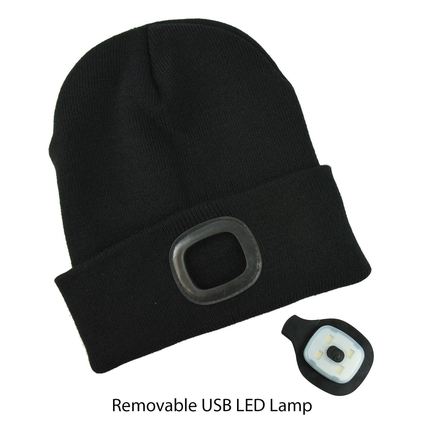 USB Rechargeable SMD LED Beanie Hat AS-42040