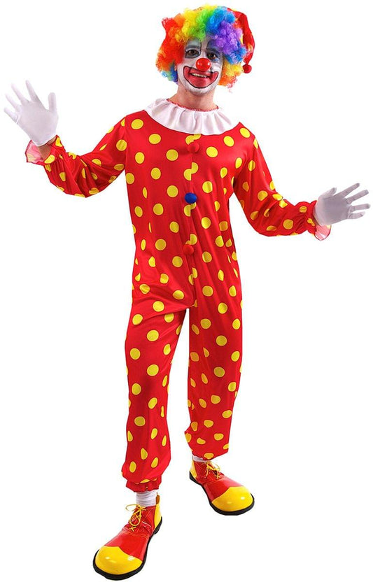 Bobbles The Clown Adult Costume, Standard