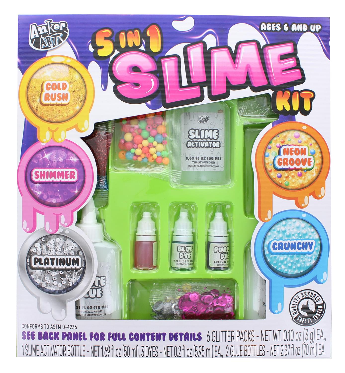 Ultimate 5 in 1 Slime Maker Kit § Make 5 Slimes