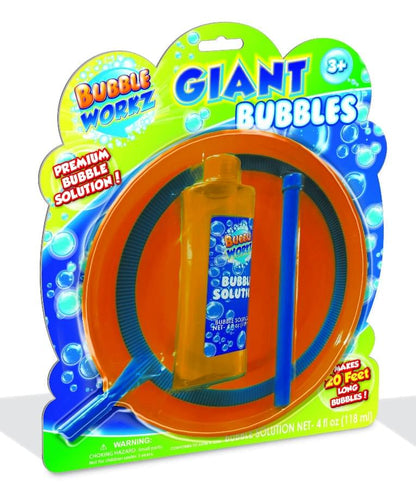 Bubble Workz Giant Bubble Making Kit § Orange