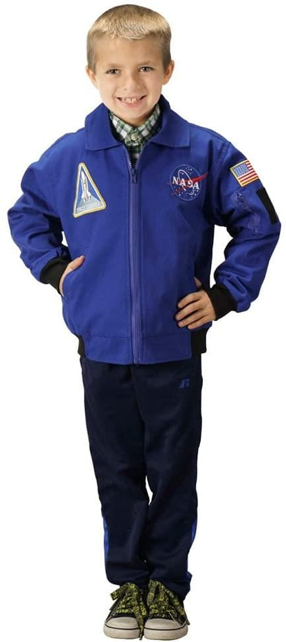 Aeromax Jr. Blue Astronaut Costume Flight Jacket § Size Youth Small