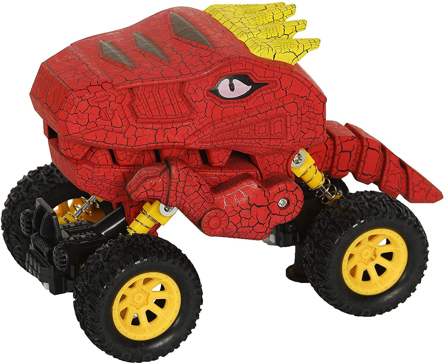 Aeromax Dino-Faur Pull Back Dinosaur Truck § Red