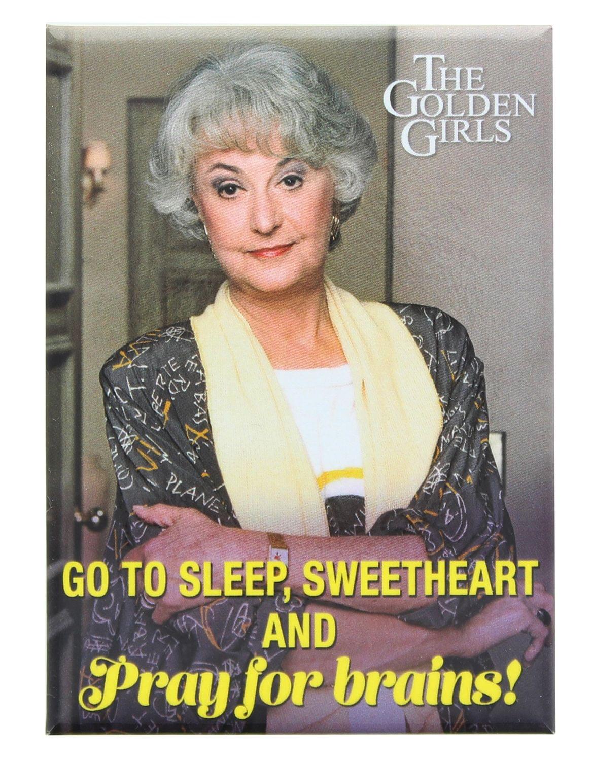 The Golden Girls Dorothy Pray For Brains 2.5 x 3.5 Inch Magnet