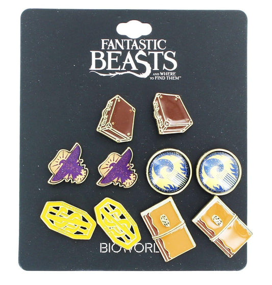 Fantastic Beasts And Where To Find Them 5-Pack Earring Set