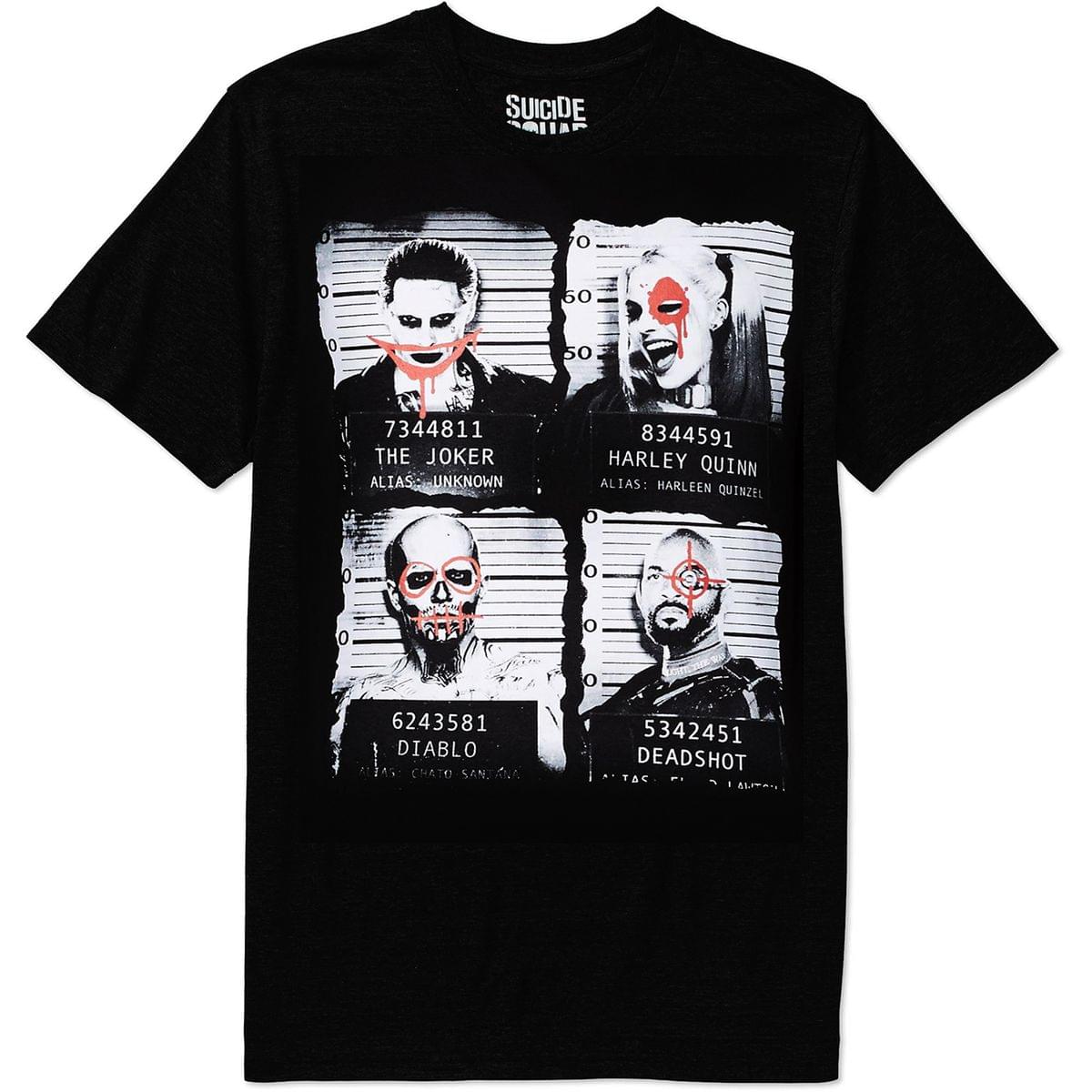 Suicide Squad Mug Shot Shirt: Large