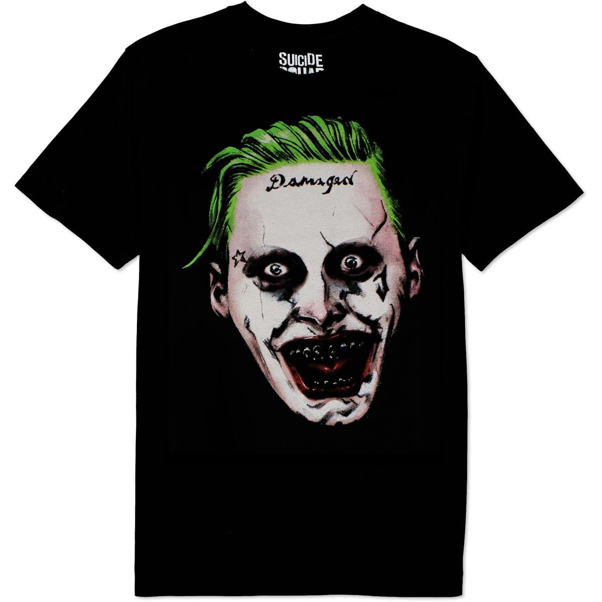 Suicide Squad Joker Face Shirt: X-Large