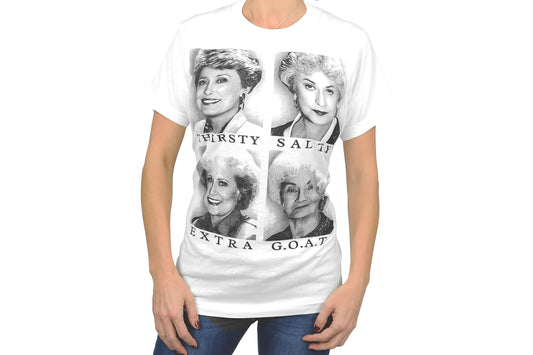 The Golden Girls Graphic Slang Adult White T-Shirt XS