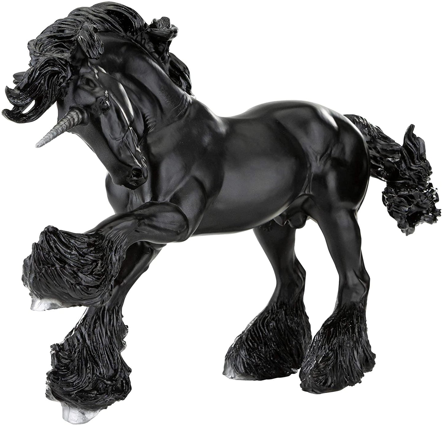 Breyer Traditional 1:9 Scale Model Horse § Obsidian Unicorn Stallion