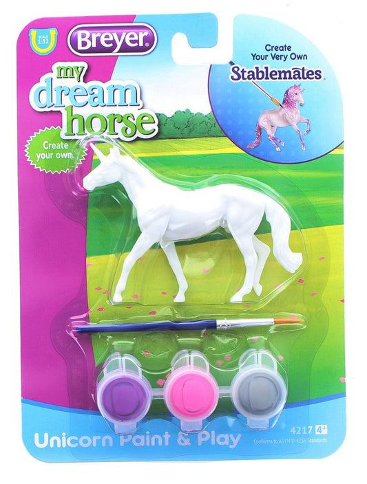 Breyer Unicorn Play & Paint Model Horse - Walking Thoroughbread