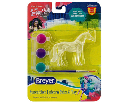 Breyer Suncatcher Unicorn Paint & Play DIY Set § Warmblood Mare