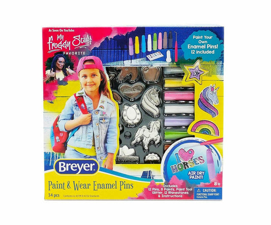 Breyer Paint & Wear 34 Piece Enamel Pin Set