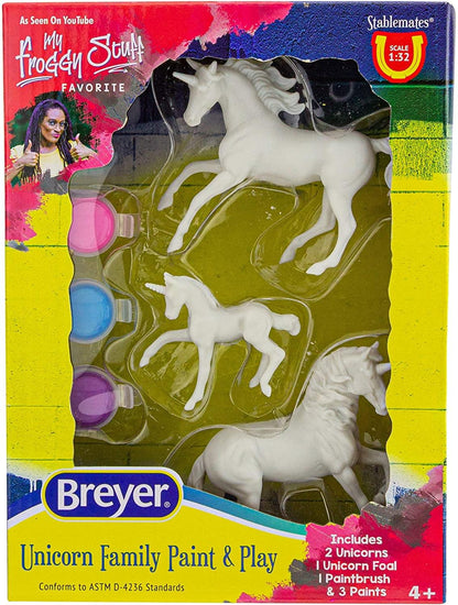 Breyer Unicorn Family Paint & Play § 1:32 Scale Model Horse Craft Kit