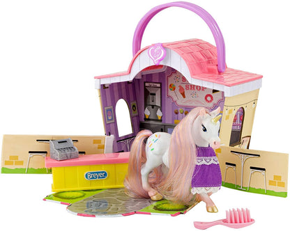 Breyer Li'l Beauties Fashion Horse Playset  § Sprinkles' Sweet Shop