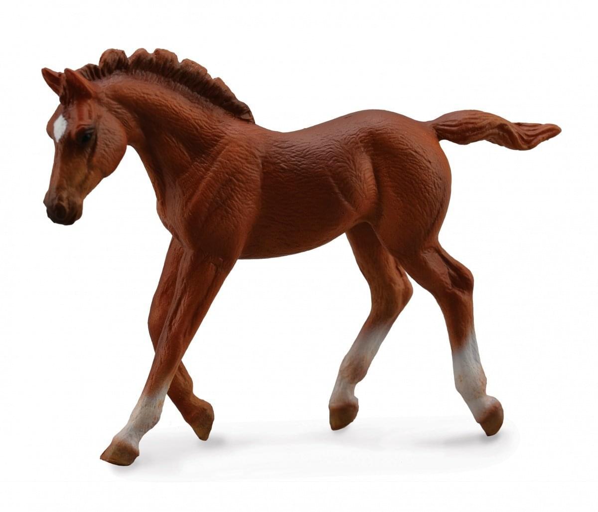 Breyer CollectA Series Chestnut Thoroughbred Walking Foal Model Horse