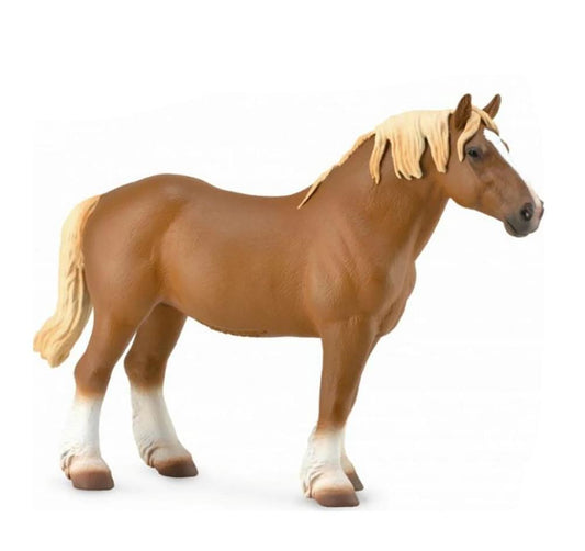 Breyer CollectA 1/18 Model Horse - Chestnut Belgian Mare