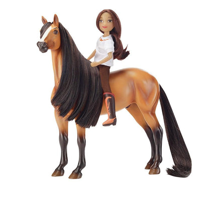 Breyer 1:12 Classics Spirit Riding Free Spirit & Lucky Model Horse Set