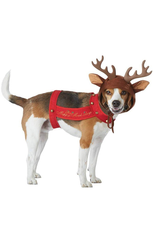 Reindeer Dog Pet Costume Small