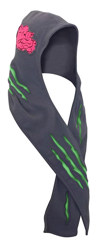 Zombie Attack Fleece Scarf