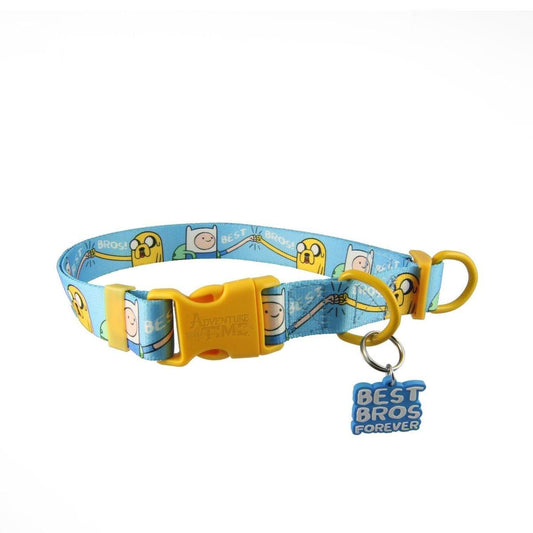 Adventure Time Best Bros! Adjustable Nylon Dog Collar: Small