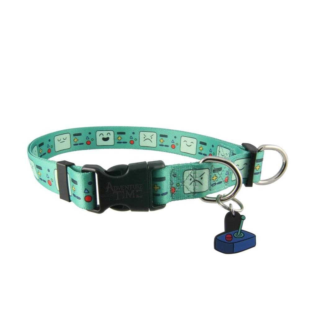 Adventure Time BMO Faces Adjustable Nylon Dog Collar: X-Large