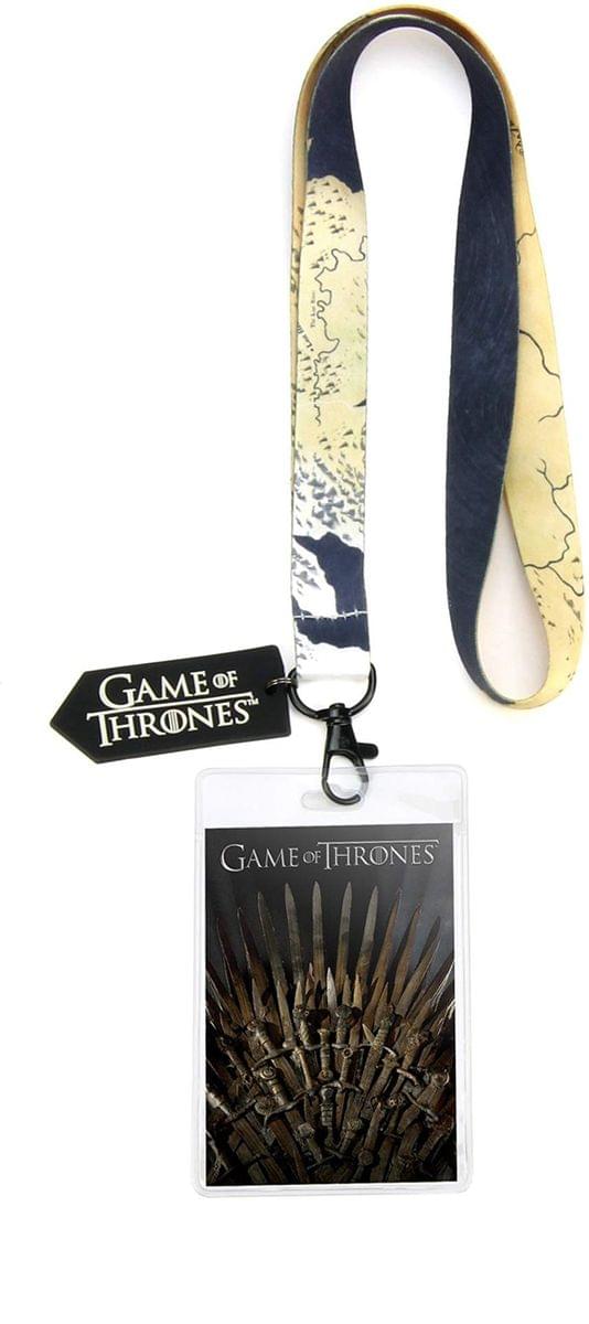 Game of Thrones Iron Throne Lanyard w/ PVC Charm