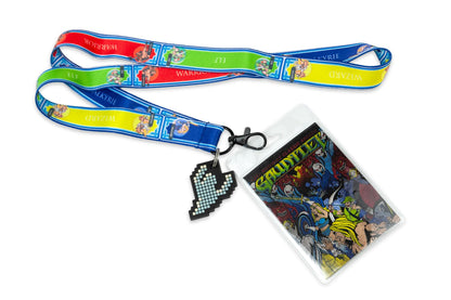 Midway Arcade Games Lanyard w/ ID Holder & Charm - Gauntlet