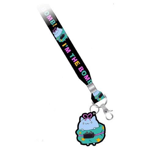 Bravest Warrior I'm Catbug I'm A Bomb Lanyard