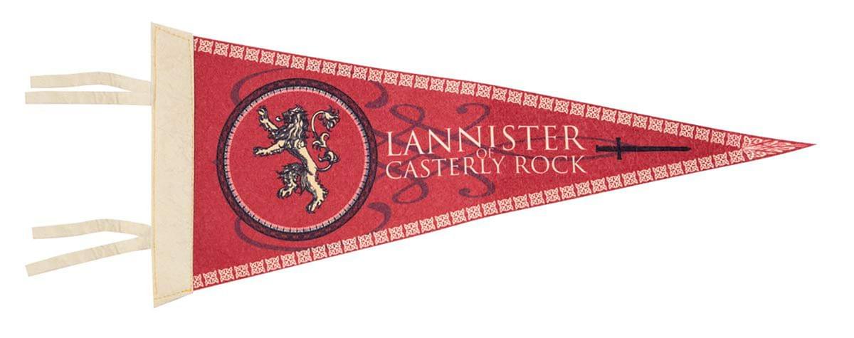 Game of Thrones 8.5"x21" House Lannister Felt Wall Pennant