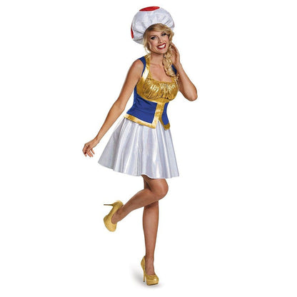 Super Mario Bros Teen Toad Costume Dress  X-Large 14-16