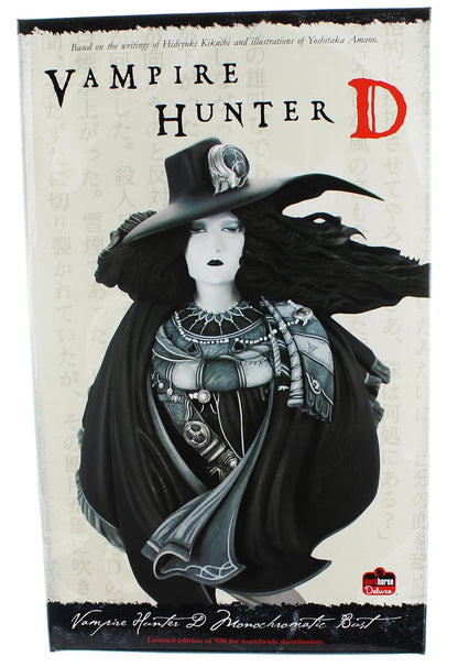 Vampire Hunter D 8.5" Resin Bust: Monochrome Limited Edition