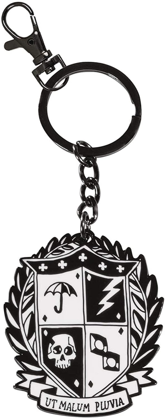 Umbrella Academy School Crest 2 Inch Enamel Keychain