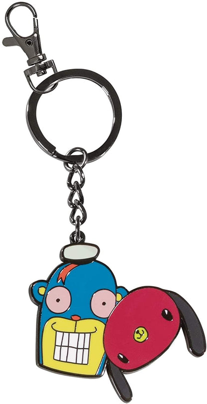 Umbrella Academy Hazel and Cha Cha 2.5 Inch Enamel Keychain