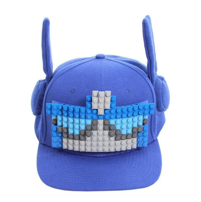 Transformers Optimus Prime Bricky Blocks Build On Snapback Hat