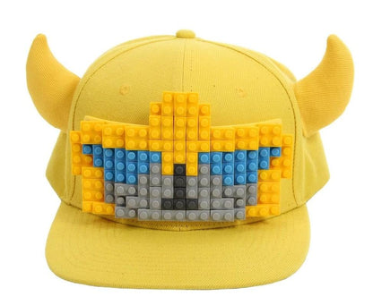 Transformers Bumblebee Bricky Blocks Build On Snapback Hat