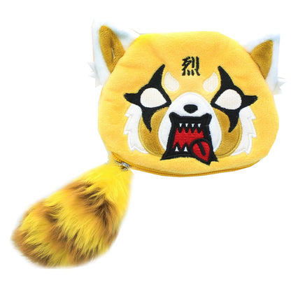 Aggretsuko Calm Face Plush Coin Purse