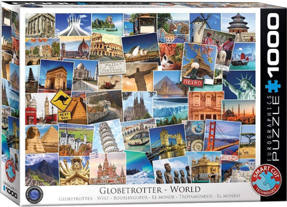 World Globetrotter 1000 Piece Jigsaw Puzzle