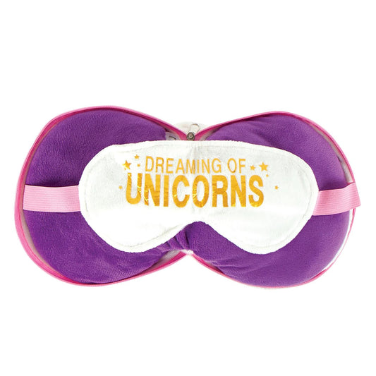 Style.Lab by Fashion Angels Travel Pillow Eye Mask § Dreaming of Unicorns