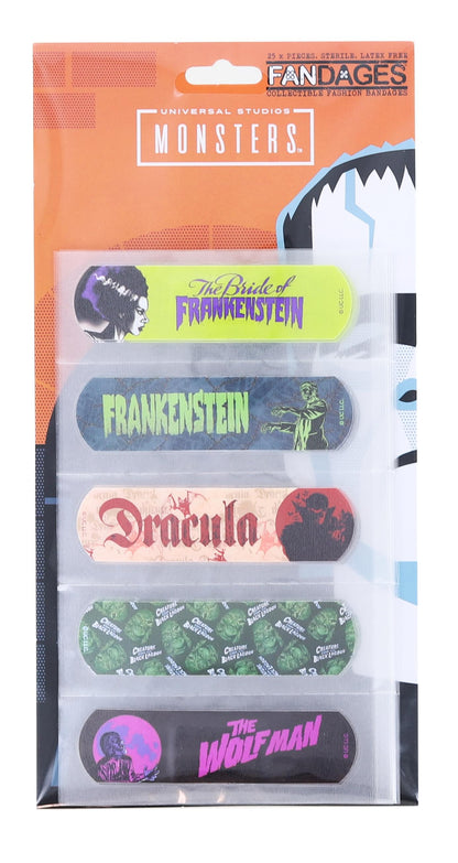 Universal Monsters Fandages Collectible Fashion Bandages § 25 Pieces