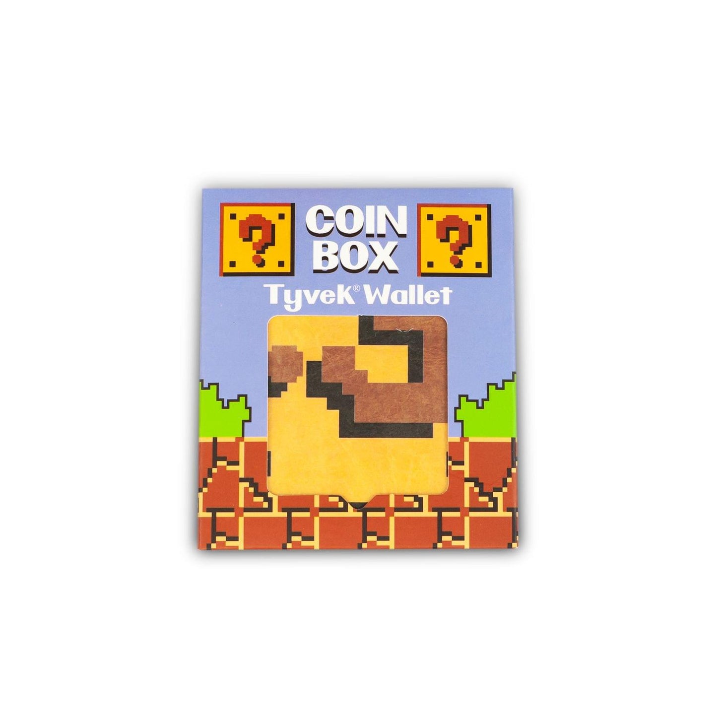 Super Mario Bros. Inspired Coin Box Tyvek Wallet § Holds 6 Cards