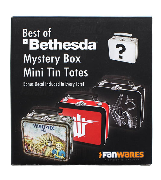 Bethesda Games Mystery Tin Mini Tote Lunchbox-Style Container §One Random Tote