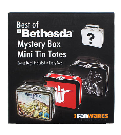 Bethesda Games Mystery Tin Mini Tote Lunchbox-Style Container §One Random Tote