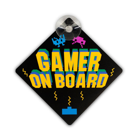 Car Window Sign § Gamer On Board Car Wind Sign § Xbox Gamers