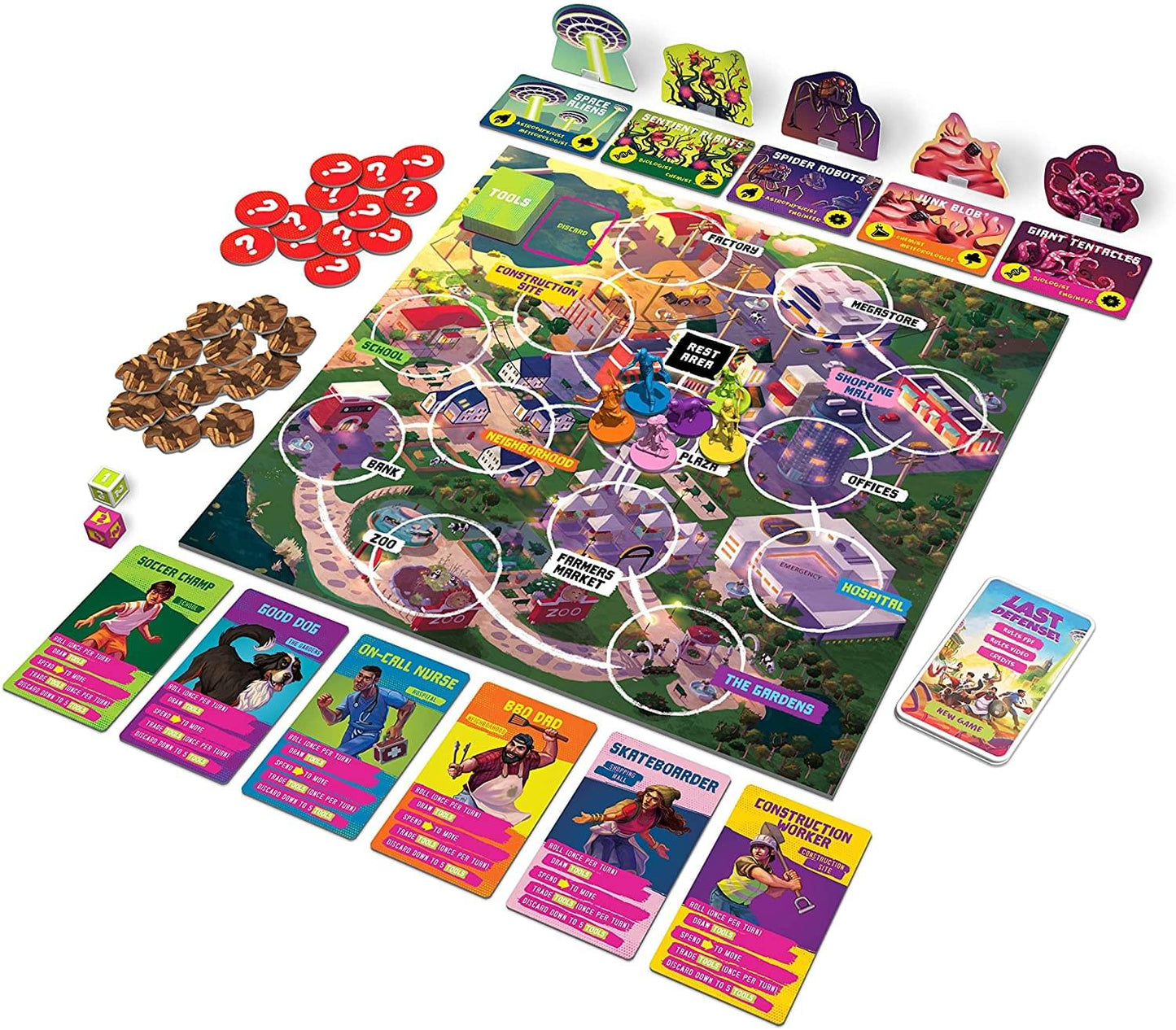 Last Defense! Funko Board Game § For 2-6 Players