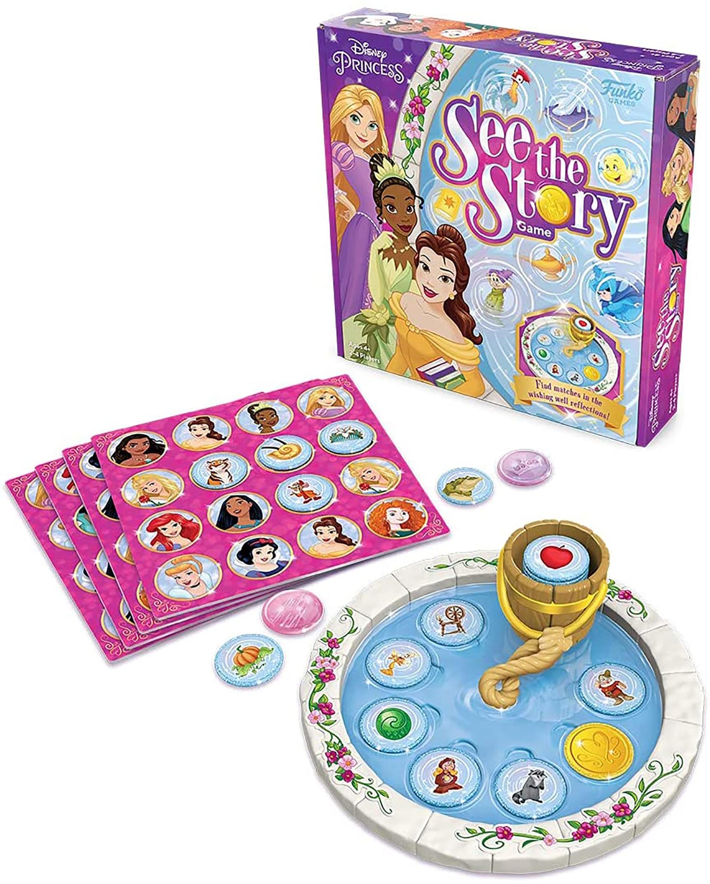 Disney Princess See The Story Funko Game § 2-4 Players